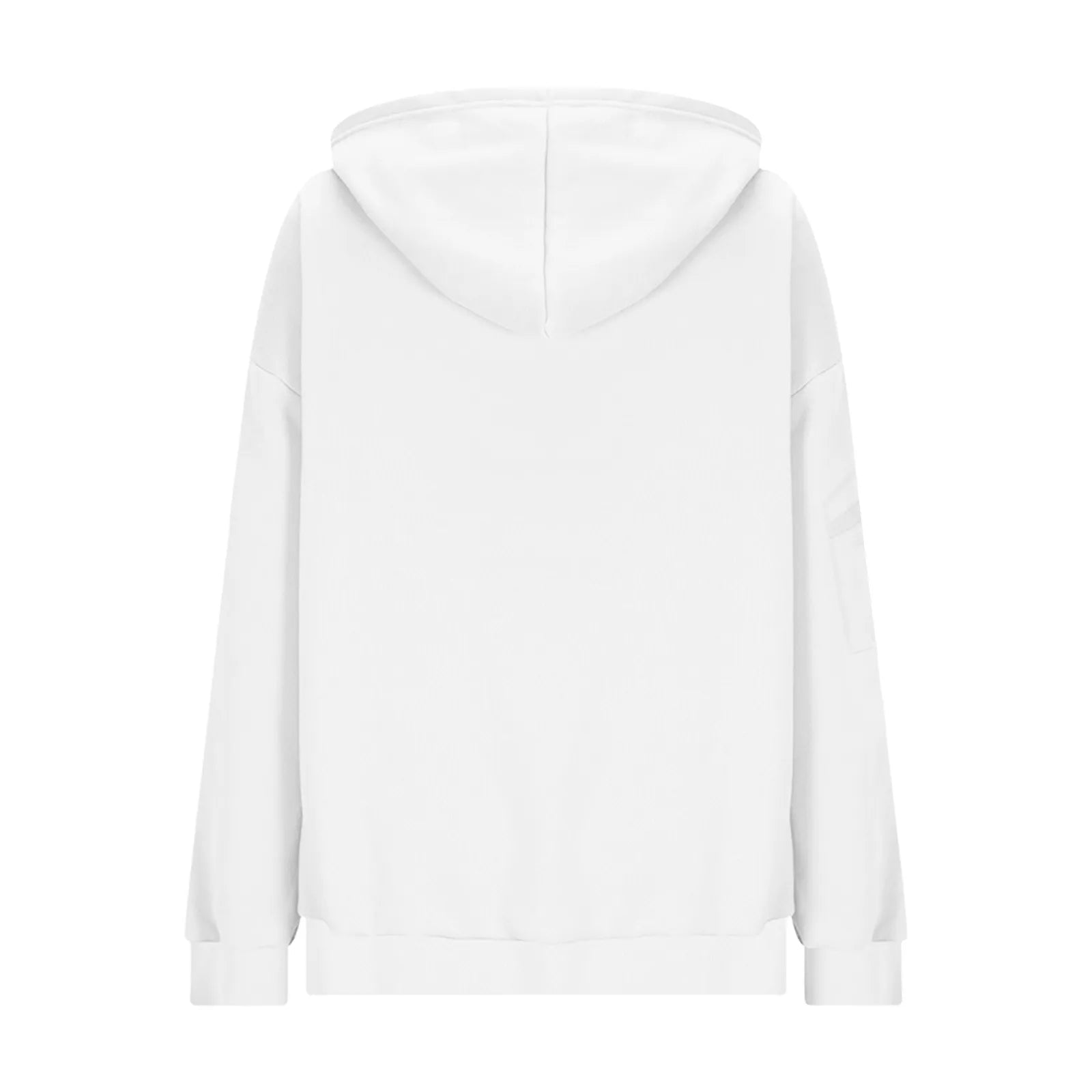 Unisex Hooded Sweatshirt With Built-In Eye Mask Casual Long Sleeved Solid Color Sports Pullover Loose Fit Sweatshirt 2025