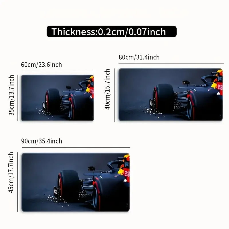 Hot-selling Racing Car Red Mouse Pad Large Computer Office Game Table Mats XXL Rubber HD Gaming Keyboard Mousepads Long Desk Mat
