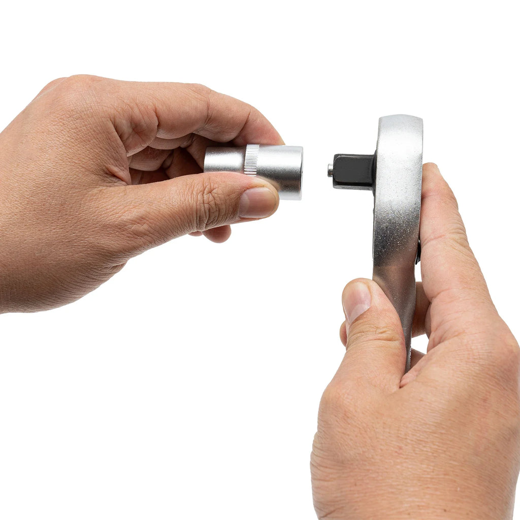 108 Piece Ratchet Wrench Mechanics Tools Set Metric 1/4 And 1/2 Drive Socket Carbon And #45 Steel, PP Kit