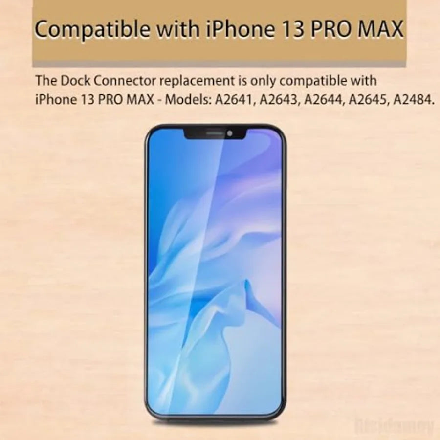 for iPhone 13 PRO MAX Charging Port Replacement. Repair for iPhone 13PROMAX Charge Microphone Antenna Assembly phone Jack  Cabl