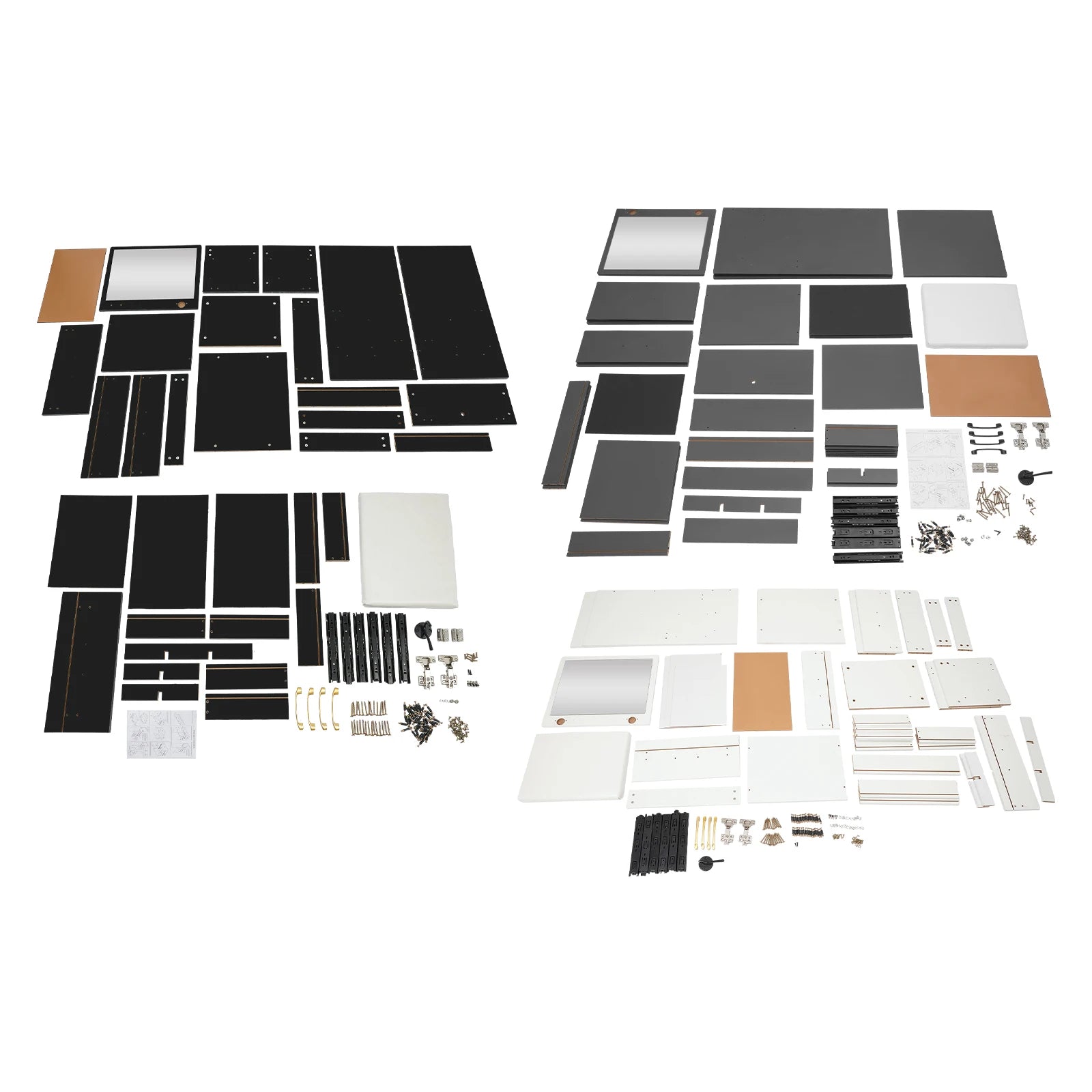 Makeup Desk With Mirror Compact Dressing Table Small Make Up Table For Home Bedrooms, Dressing Rooms 50*40*90cm