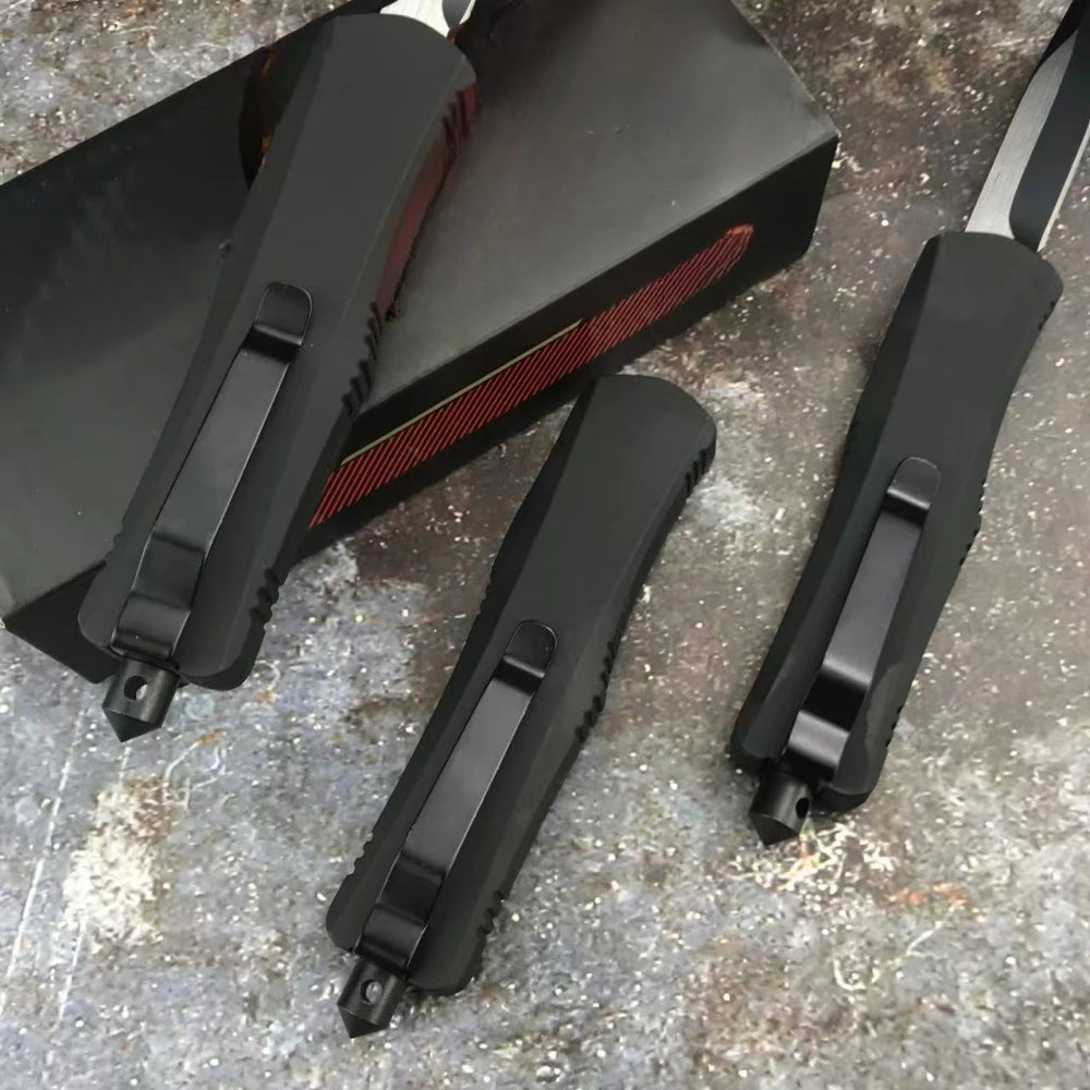 A07 Folding Knife Zinc Alloy Handle 440C Blade Wilderness Adventure Hunting Combat Military Sharp Multi-functional Outdoor Tools