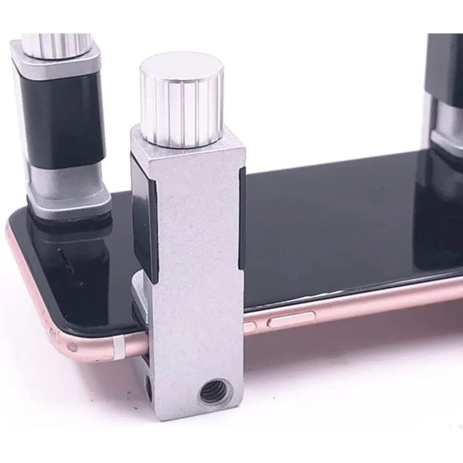 4 Pack Phone Screen Repair Tool Adjustable Screen Fastening Clamp Screen Clip Fixture Tools Compatible for Cell PhoneiPhone Sam