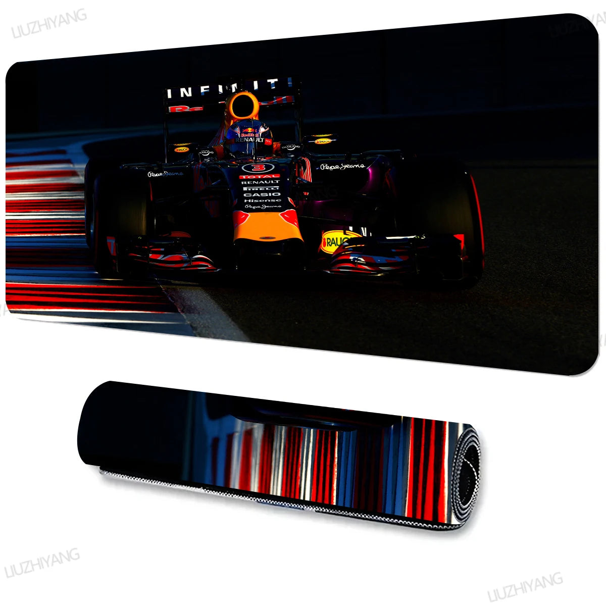 Hot-selling Racing Car Red Mouse Pad Large Computer Office Game Table Mats XXL Rubber HD Gaming Keyboard Mousepads Long Desk Mat