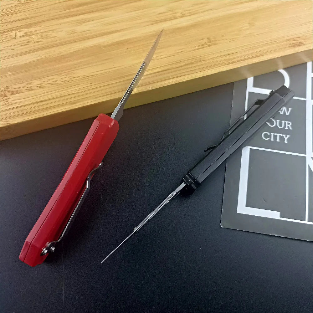 Durable 440C Steel Blade, Multi-purpose Outdoor Utility Pocket Small Knife, Zinc Alloy Handle, Adventure, Camping EDC Tools