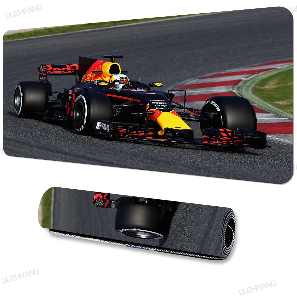 Hot-selling Racing Car Red Mouse Pad Large Computer Office Game Table Mats XXL Rubber HD Gaming Keyboard Mousepads Long Desk Mat