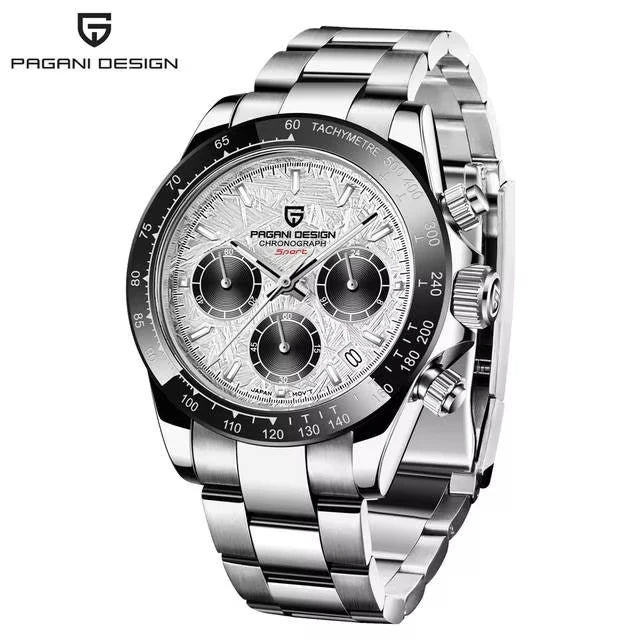 New PAGANI DESIGN PD1644 Luxury Men's Quartz Watch Automatic date Wristwatches Sport 100m Waterproof Chronograph Men Gift
