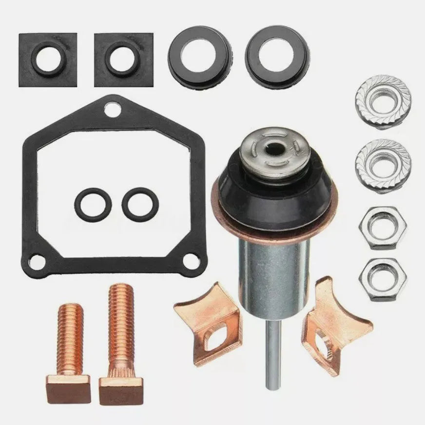 Starter Solenoid Repair Rebuild Kit 228000-6660 Starter Solenoid Repair Tools 228000-6662 Plunger Contacts Set for Toyota Subaru