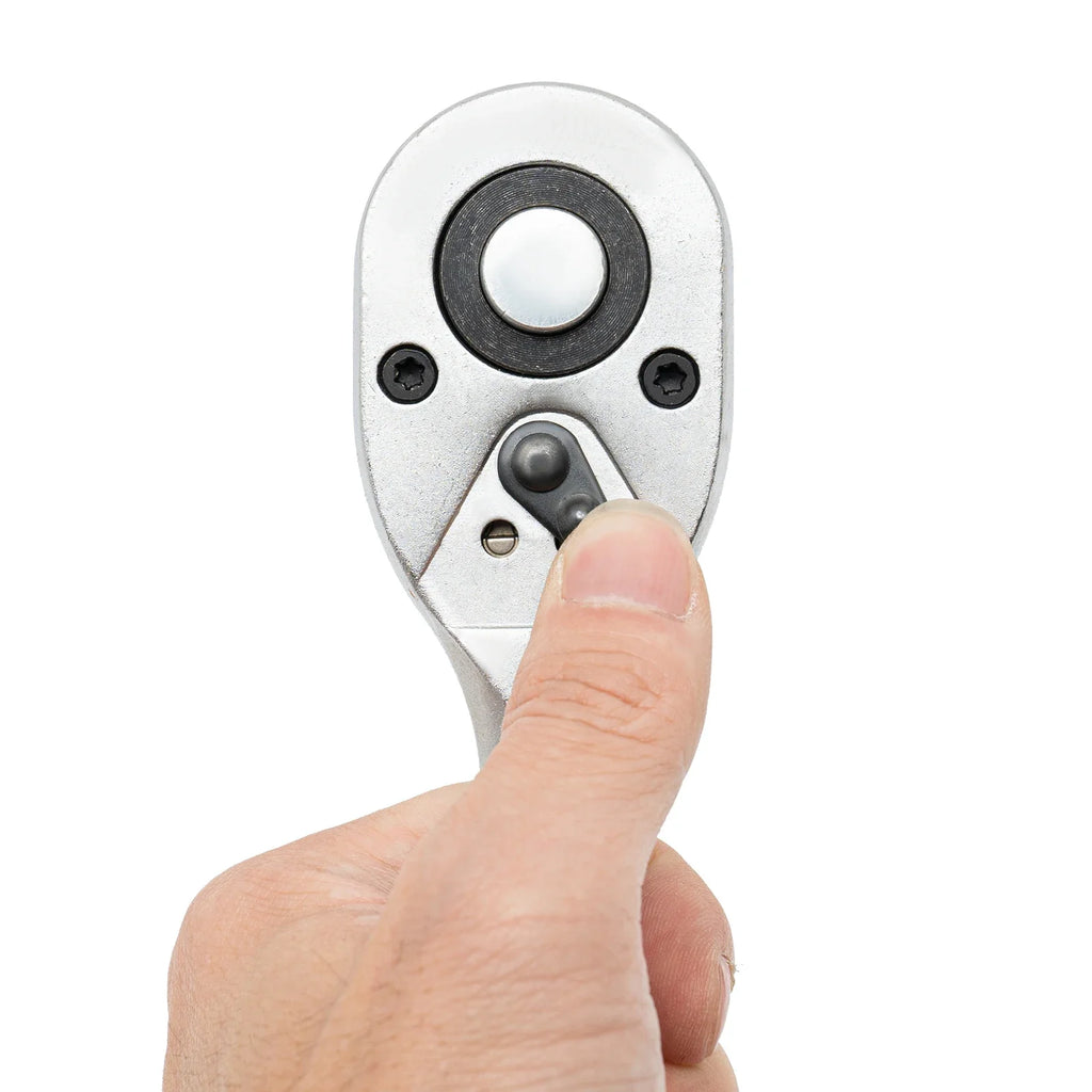 108 Piece Ratchet Wrench Mechanics Tools Set Metric 1/4 And 1/2 Drive Socket Carbon And #45 Steel, PP Kit