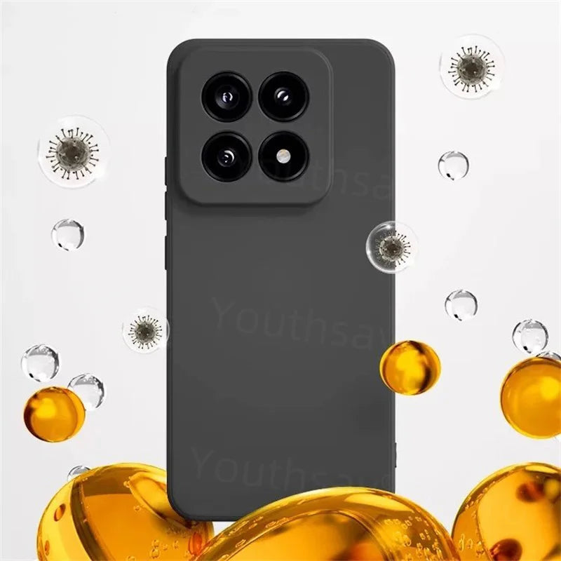 Luxury Case For Xiaomi 15T Cover Xiaomi 15T Pro Fundas Coque Original Liquid Silicone Soft TPU Phone Case Xiaomi 15T