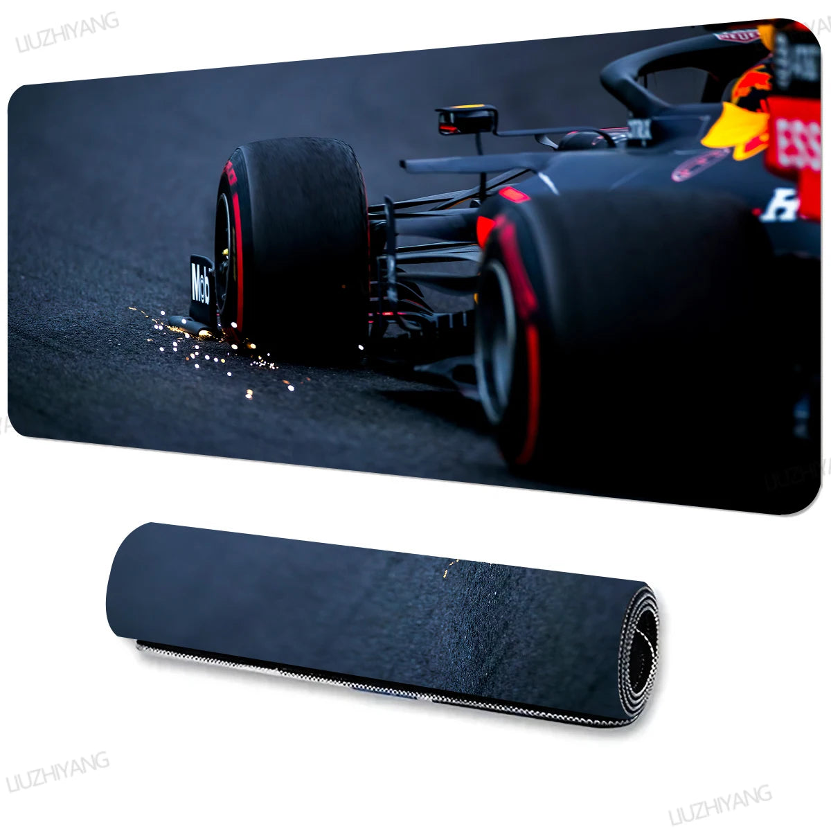 Hot-selling Racing Car Red Mouse Pad Large Computer Office Game Table Mats XXL Rubber HD Gaming Keyboard Mousepads Long Desk Mat
