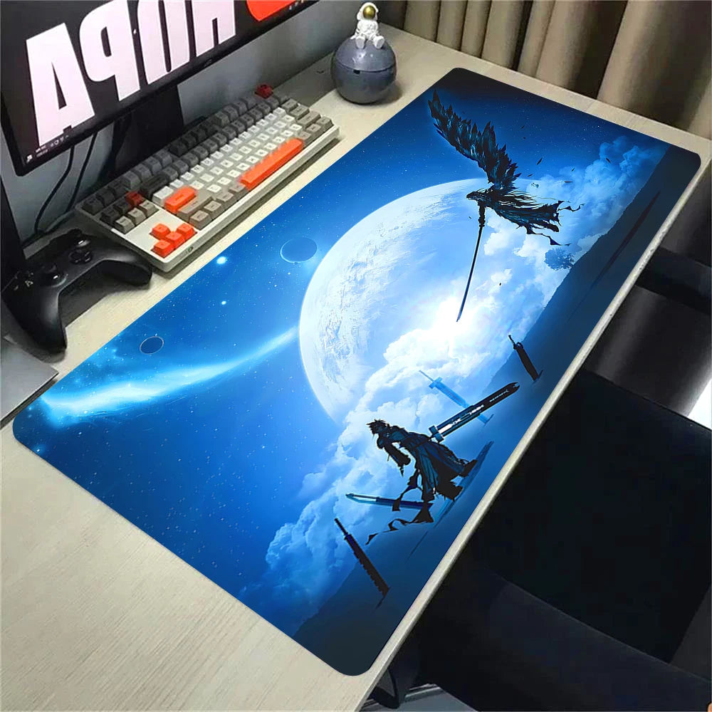 Large Final Fantasy 7 Large Game Mouse Pad Computer Mousepad Office Extend Locking Edge Mouse Mat Desktop Decoration Desk Mat