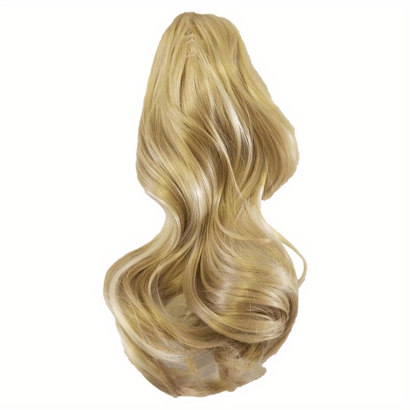 Claw Clip In Body Wave Hair Extensions Long Curly Wavy Ponytail Hair Extensions Synthetic Hair Pieces for Women Girls, Quick Hairstyle, Clip In Hair, Fashionable Wig, Loose Wave, Durable Clipins, Highquality Extensions, Wavy
