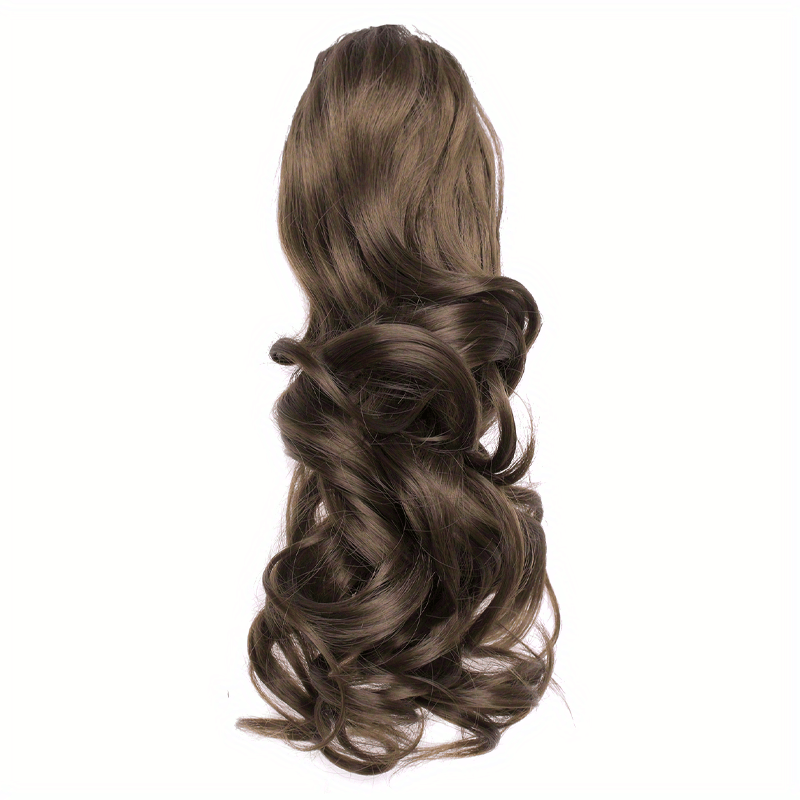 Claw Clip In Body Wave Hair Extensions Long Curly Wavy Ponytail Hair Extensions Synthetic Hair Pieces for Women Girls, Quick Hairstyle, Clip In Hair, Fashionable Wig, Loose Wave, Durable Clipins, Highquality Extensions, Wavy